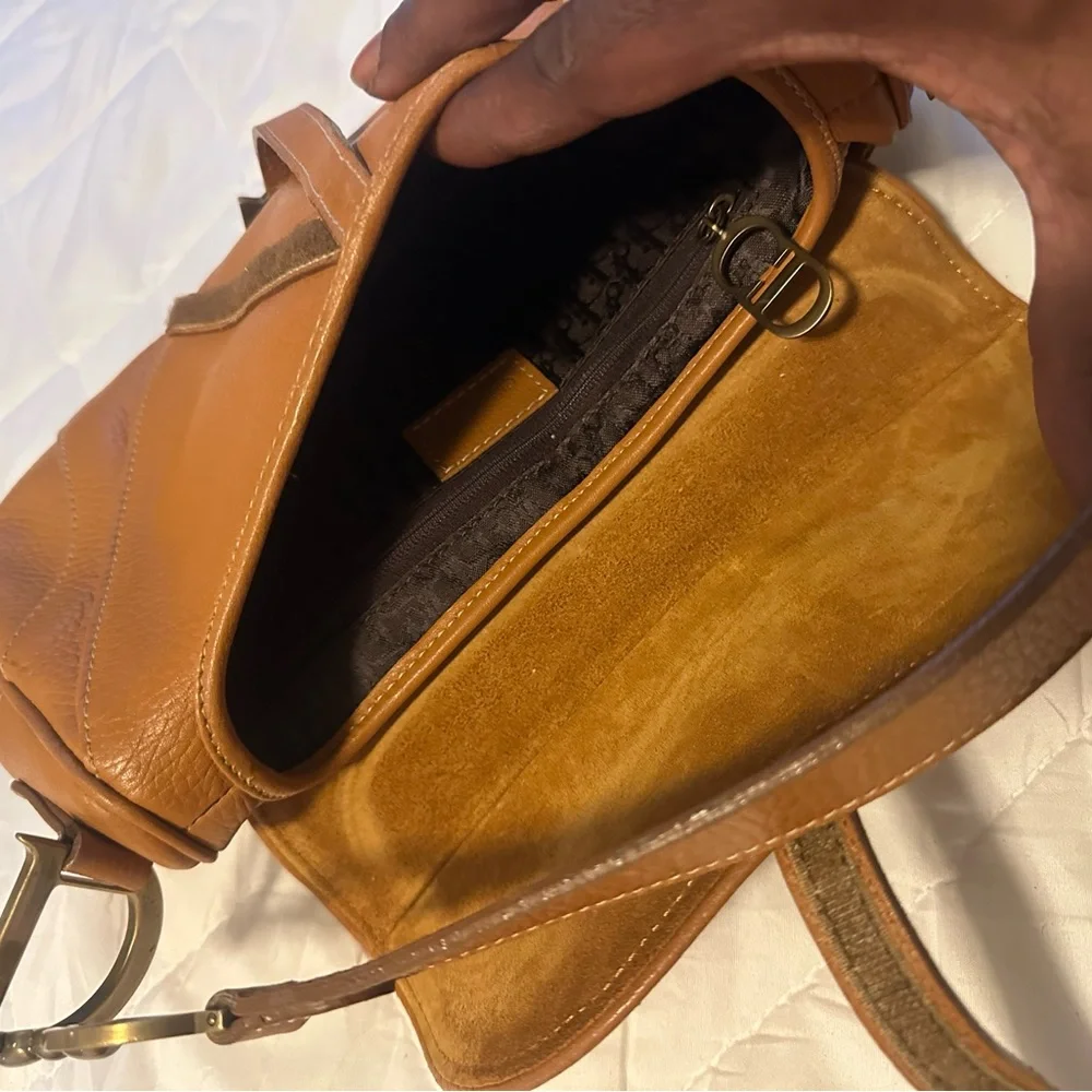 Brown Leather Saddle Bag - Picture 5 of 7